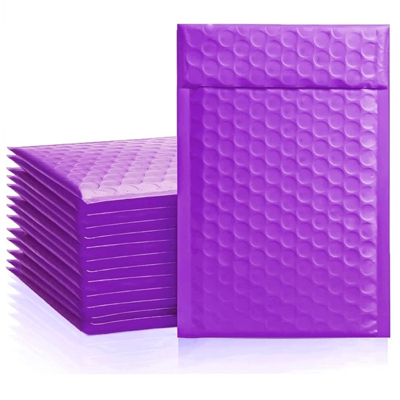 50 4x8 Bubble Mailers Purple - Picture 1 of 1